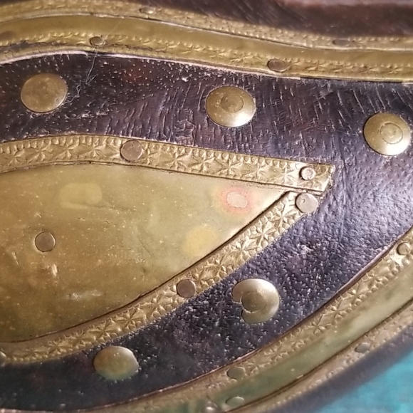 Brass Trimmed Wooden Duck - Picture 5 of 5